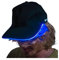 Illuminated Apparel Baseballkappe mit LED, Blau, Schwarz, Einheitsgröße, Schwarz , One size