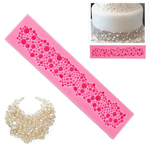 Silikonblasen Dekoration Schokolade Form Kuchenform Perle rund Fondant Kuchenform Herzkuchenform Silikon