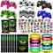 44 Pezzi Videogiochi Forniture per Festa Bambini Videogioco, Pinata Portachiavi di Compleanno Gioco Braccialetto Tatuaggio Luminoso Sacchetto di Caramelle Ragazzo Regalo Di Compleanno per Bambini
