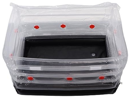 aqxreight Großes, Quadratisches Pilz-Einrohr-Set für Zuhause, Aufblasbare Growbox, Einfache Aufbewahrung