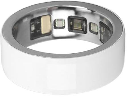 Smart Ring für Gesundheitstracker, leichte Aluminiumlegierung und Keramik, intelligenter Gesundheitsring mit Ladebehälter für Schrittzählung (Nr. 18)