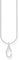 THOMAS SABO Halskette Buchstabe C 925 Sterling Silber mit Zirkonia KE2242-051-14