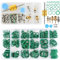 YCCOKJJ 333 Stück Auto Klimaanlage Ventileinsatz Werkzeugsatz-63 Pcs R134a /R12 HVAC Klimaanlage Ventilschaft Kern mit Ventilausdreher & 270 Pcs Gummi O-Ringe für Auto-Klimaanlagen Reparatur