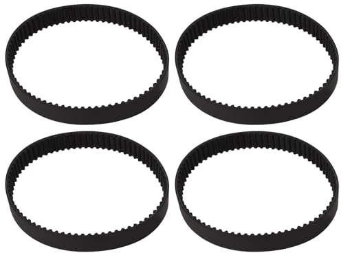 EMSea Lot de 4 courroies de distribution sans fin en caoutchouc HTD 225-3M Largeur 10 mm 75T Courroies d'entraînement synchrone compatibles avec ponceuse à bande Bosch PBS75 PBS75E