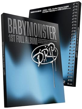 Breezesun Babymonster 1. Vollalbum [Drip] Binder Version – Weiß 17 x 23 cm Fotoalbum