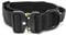 Paulde Hundehalsband mit Griff und Metall-Schnalle, Verstellbar, Hochwertig und Strapazierfähig, Ideal für Training und Alltag (Schwarz, M: 35-45 cm, Breite 3,8 cm)
