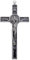 HOBBIESAY 1 Stück Schwarzes Kreuz Zum Aufhängen An Der Wand 19.2cm Kreuz Aus Legierung Dekoration Katholisches Kruzifix Wandkreuz Wanddekoration Kreuzornament Für Zuhause Party Geschenkdekor