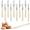 LuminaryLair 6 Pièces Lame a Pain, 15.5cm Lame Boulanger, Couteau à Boulanger Slashing Outil à Long Manche, Outil de Notation pour Pain Accessoire de Boulangerie