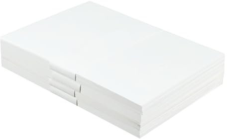 Flewdart 100pcs papier de riz a4 (297x210mm) imprimable épaissir, feuille rice paper xuan chinois pour calligraphie chinoise japonaise, peinture chinoise, Peinture, dessin, 60g/m², Papier Xuan cuit