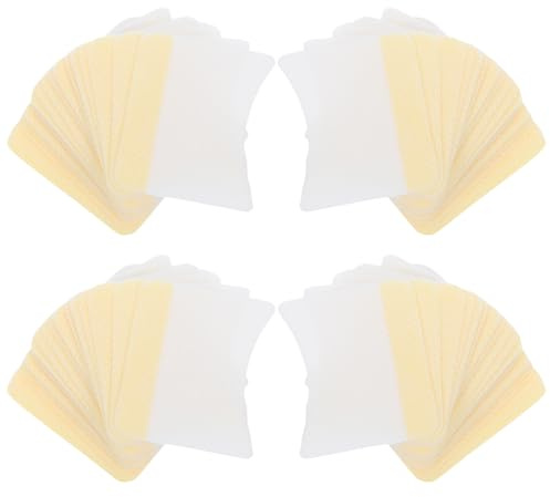 IMIKEYA Make Up Entferner Pads für Sicheres Entfernen von Wimperncreme Bogenförmige 160 Stück aus Baumwolle für Salon und Ankleidezimmer