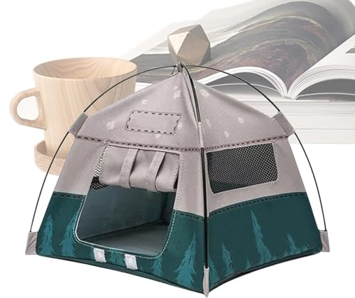 Mini-Zelt, Maßstab 1:12, Mini-Campingzelt, Dekoration, Puppenzubehör, für Kinder, Jungen, Spiel, Zuhause, Outdoor, Garten, Display