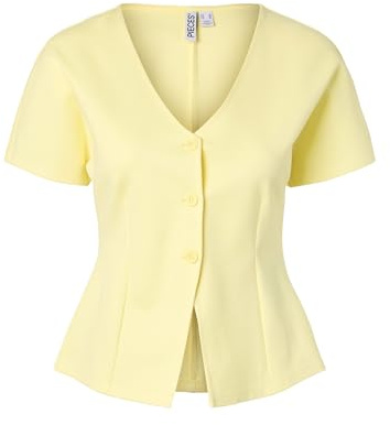 PIECES Female Oberteil mit kurzen Ärmeln PCGUNHILD Fitted | Short Sleeved Top