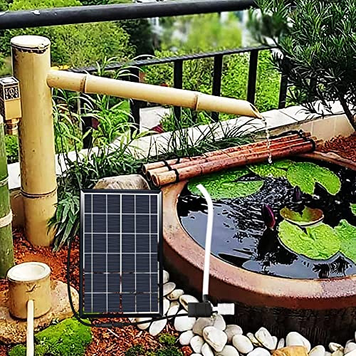 Fontaine solaire en bambou Feng Shui Zen pour décoration de jardin intérieure et extérieure