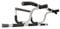Ultimate Body Press Unisex-Erwachsene Doorway Pull Up with Elevated Bar and Adjustable Width XL Türstange Klimmzugstange mit erhöhter Stange und Verstellbarer Breite, grau