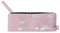 moses. libri_x Samtmäppchen Graphics, Mäppchen aus Samt mit Silberveredelung, Federmäppchen in Rosé