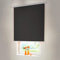 Sonnenschutz-HH® - Seitenzugrollo Verdunkelungsrollo Thermorollo - Außenmaß Breite 160 x 210 cm Höhe dunkelgrau - Lichtundurchlässig Rollo für Abdunkelung Kettenzugrollo inkl. Universalträger