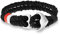 Wolflock Ankerarmband unisex schwarz & blau maritimer Schmuck Anker Edelstahl