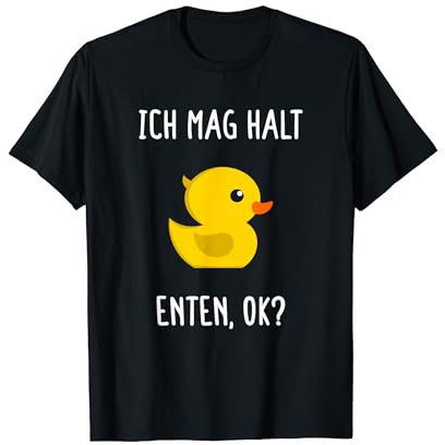 Ich Mag Enten Gummiente Deko Quietscheente Frauen Gelbe Ente T-Shirt
