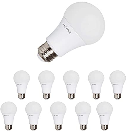 Metrix LED E27 7W Glühbirne 560 Lumen Warmweiß Energiesparlampe, 3000 Kelvin ersetzt 60W, 10 Stück