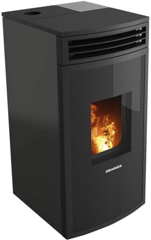 ORANIER | Neta | Korpus Schwarz | Pelletofen | 8.0 kW | A+