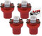 MR-Style Set Aufkleber und 4x high Power LED Tachobeleuchtung (rot) kompatibel mit Opel Zafira A Corsa C Tigra Twin, Instrumentenbeleuchtung Umbauset