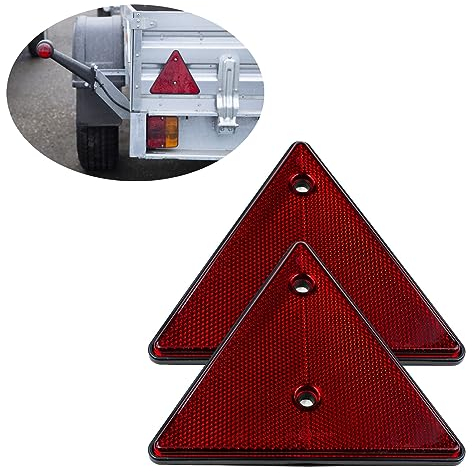 Lot de 2 réflecteurs triangulaires à visser - Certifié E