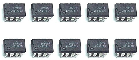 10 unids LM741CN DIP8 LM741 DIP DIP-8 741CN DIP-8 Amplificador operativo LM741C,LM6172IN