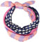 Unmade Copenhagen Women's DidoUM Scarf Plissé, Print Blue/White/Pink, OS