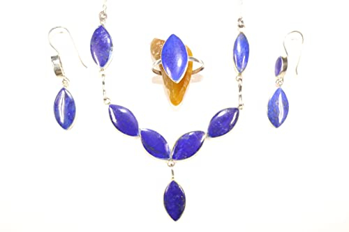 Generisch Collier-Set, Schmuck-Sets Lapislazuli