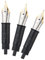 Set of 3 Jinhao 82 Fountain Pen Nib with Black Section Feed (EF, F and M) Gold Trim-Compatible with Jinhao 82, 88, 95, 82 Mini, 92, 100 Mini Fountain Pen