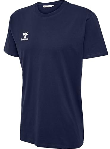 hummel GO 2.0 T-Shirt - Sportshirt Herren Kurzarm - Trainingsshirt für Fitness, Sport und Freizeit - aus 100% Bio-Baumwolle - Bequeme Passform, Stretch-Jersey Stoff & Rundhalsausschnitt