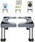 SSEHCWAN Washing Machine Stand, 4Legs Adjustable Washer Stands Height 17-20cm Washing Machine Base Fridge Stand Width 40-60 cm for Washer Cookers Fridges Max Load 150KG