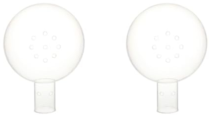 ABOOFAN 2 Stk Transparente Kugel Geburtstagsgeschenk Ballons Anzünden Glasglocke Mit Rosenverpackung Klarer Blumenstrauß-ballonball Abschluss-rosenhalter Hochzeit Blumen Halten Plastik