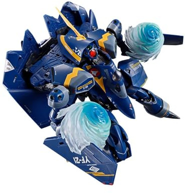 TAMASHII NATIONS - Macross Plus - YF-21 (Guld Goa Bowman Use), Bandai Spirits DX Chogokin Figur