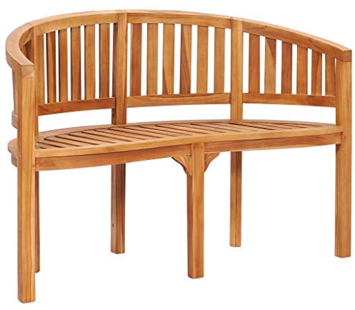 CBLDF Banana Bench 120 cm Solid Teak Wood