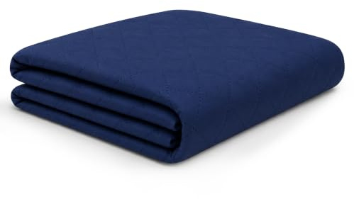 Premium Quality Bed Pad, Quilted, Waterproof, and Washable, 34 x 52 The Best Underpad Sheet Protector for Children or Adults with Incontinence (34x52 Inch (navy))