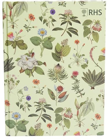 RHS The Royal Horticultural Society Skizzenbuch, 160 Seiten, gebunden, Blumenmuster, A5, mehrfarbig, zum Skizzieren, Zeichnen, Scrapbooking, Notizen, Ideen, Malen, Acryl, Aquarell