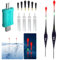 Editbar 2 Stück LED Posen Angeln Mit Ladegerät und Akkus,Posen Angeln Mit Gravity Sensing und Basis,LED Posen Angeln Mit Bissanzeiger，angelzubehör Set,Angelzubehör Für Das Teich und Flussangeln
