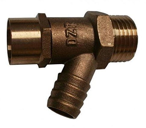 1/2 Type A DZR Draw Off Cock (Known as Draw Off Valve/Radiator Drain Off Valve/Radiator Drain Off/Drain Off Valve/Radiator Drain Valve Also Available in 1,2 and 5 Bag Quantities)