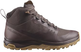 Salomon Damen OUTsnap CSWP W Wanderstiefel, Black/Ebony/Black, 37 1/3 EU, kaffeebraun, 39 EU