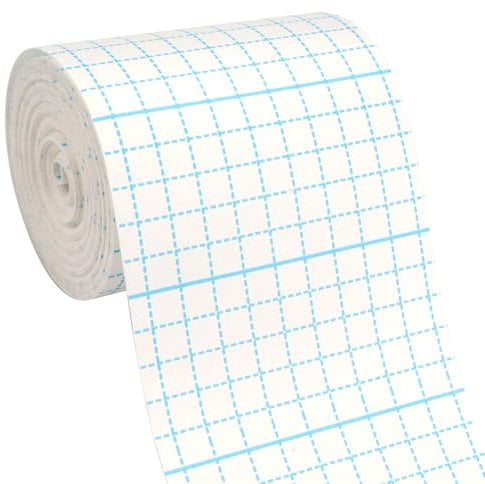 10CM X 10M Bande Médicale Respirante,Ruban de Papier Médical Non Tissé,Stretch Bandage Médical Doux de Fixation,Bande Adhesive en Non Tisse Cutanée Flexible,Bandage Pansements Adhésifs Tatouage