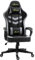 Vinsetto Silla Gaming Silla Gamer Basculante con Altura Ajustable Giratoria Reposacabezas y Lumbar Desmontable Silla de Oficina Estudio Negro