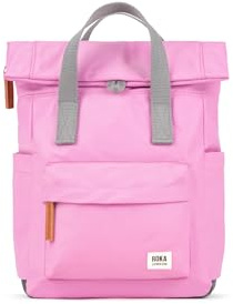 ROKA London Canfield B Small Sustainable Nylon Backpack (Orchid)