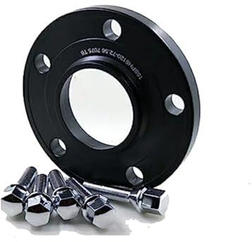 Jodriva Autoraddichtung Spurverbreiterungen Verbreiterung 15 20 mm Kit 5x108 Hubcentric 65.1 Aluminiumadapter, for Citroen, for Peugeot, Schraube: M12x1,25 Spurverbreiterungen Spurverbreiterung(Black