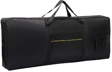 SZLIFE Borsa per tastiera di pianoforte elettrico a 61 tasti, antipolvere e impermeabile, custodia per tastiera di pianoforte elettrico per studio musicale,