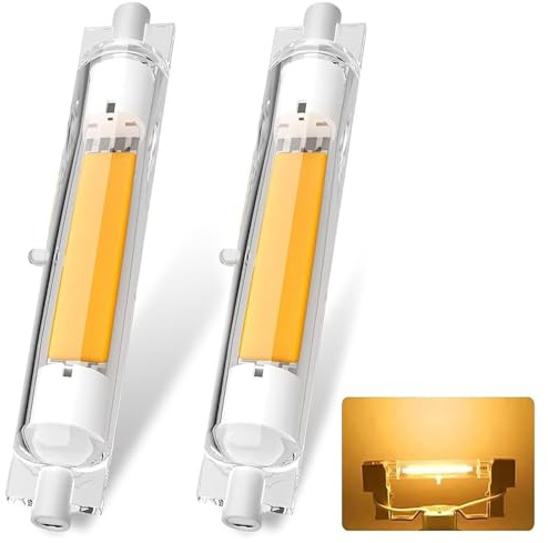 ACAATVE R7S LED 118mm Dimmbar Warmweiß 3000K 3000 LM, LED R7S 118mm 30W Lampen Ersatz für 300W Halogen Glühbirnen, 360°Abstrahlwinkel, Kein Flackern für Deckenfluter Stehlampe Wandleuchte, 2er Pack