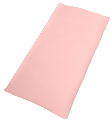 Rutschfeste Kosmetiktischmatte aus Pu, Rosa, 40x80cm für Schminkbereiche