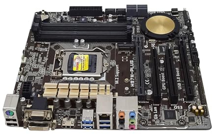 scheda madre Scheda madre Fit For ASUS H97M-PLUS M-ATX Intel H97 LGA 1150 Supporto Core I7/i5/i3 4370 4440 4770 DDR3 PCI M.2 SATA III
