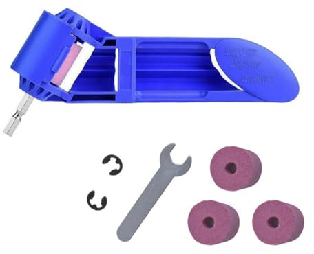 Professional Drill Bit Sharpening Jigs Sharpener with 3 Grinding Stone Wheel Enables Precise Tool Maintenance Sharpener