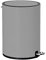 FurnitureXtra™ Modern Style Powder Coated Soft Close Pedal Bin, Plastic Inner bucket, ABS lid (Grey 3L)